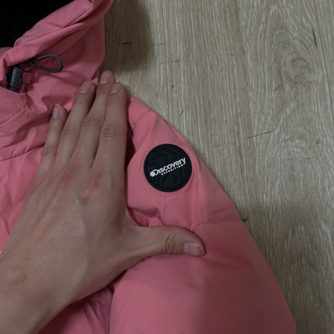 디스커버리 키즈 덕다운 후드 롱패딩 120  상품이미지3