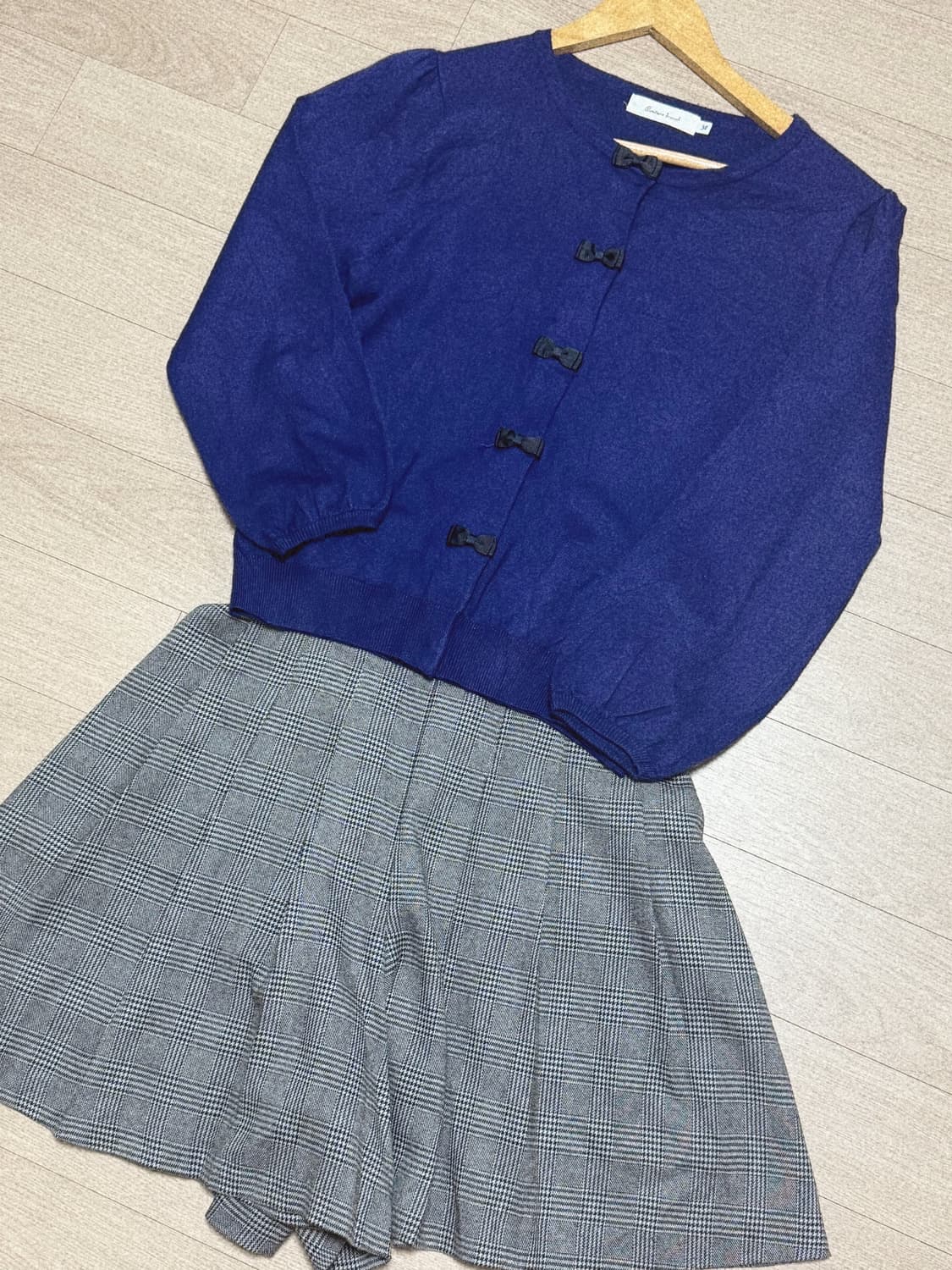 귀여운 체크 반바지 상품이미지2