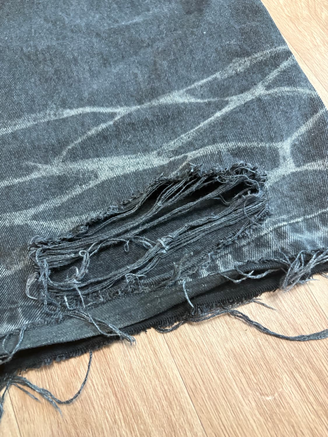 LECYTO 레시토 부츠컷 디스트로이드 워싱 데님 상품이미지4