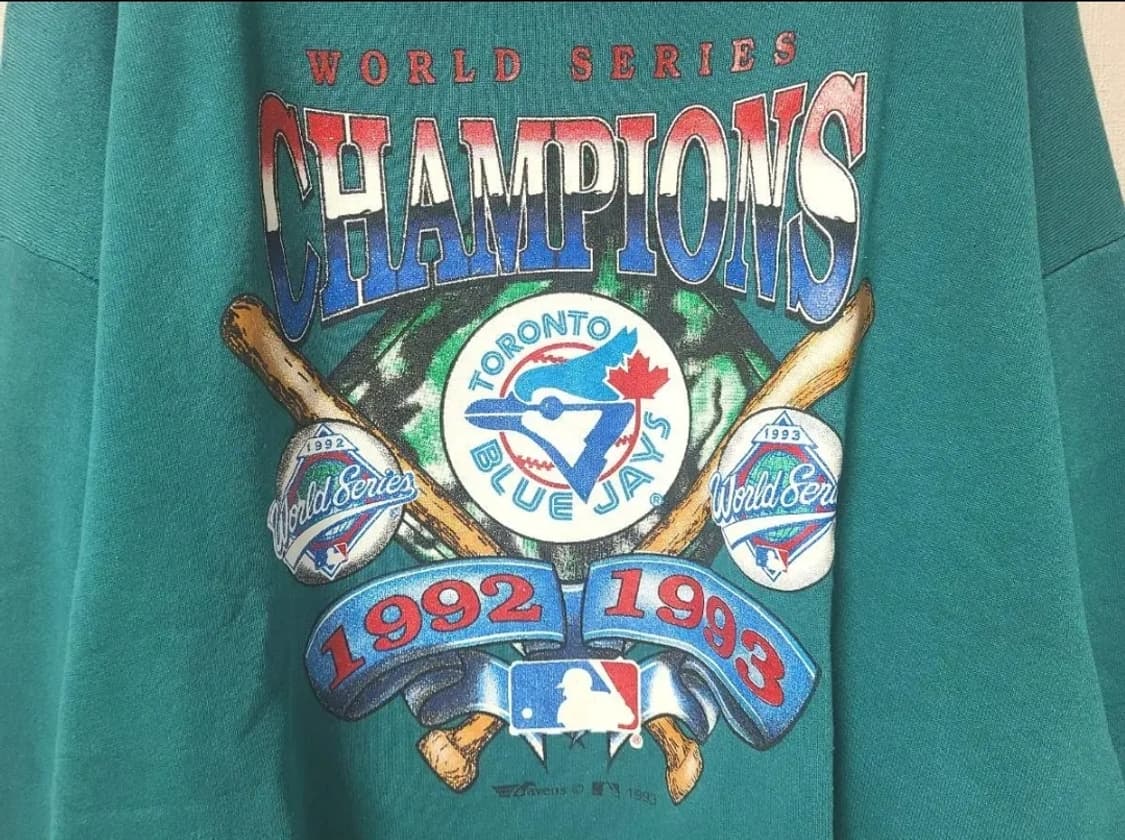 1993 토론토 블루제이스 월드시리즈 챔피언 빈티지스웻셔츠 상품이미지2