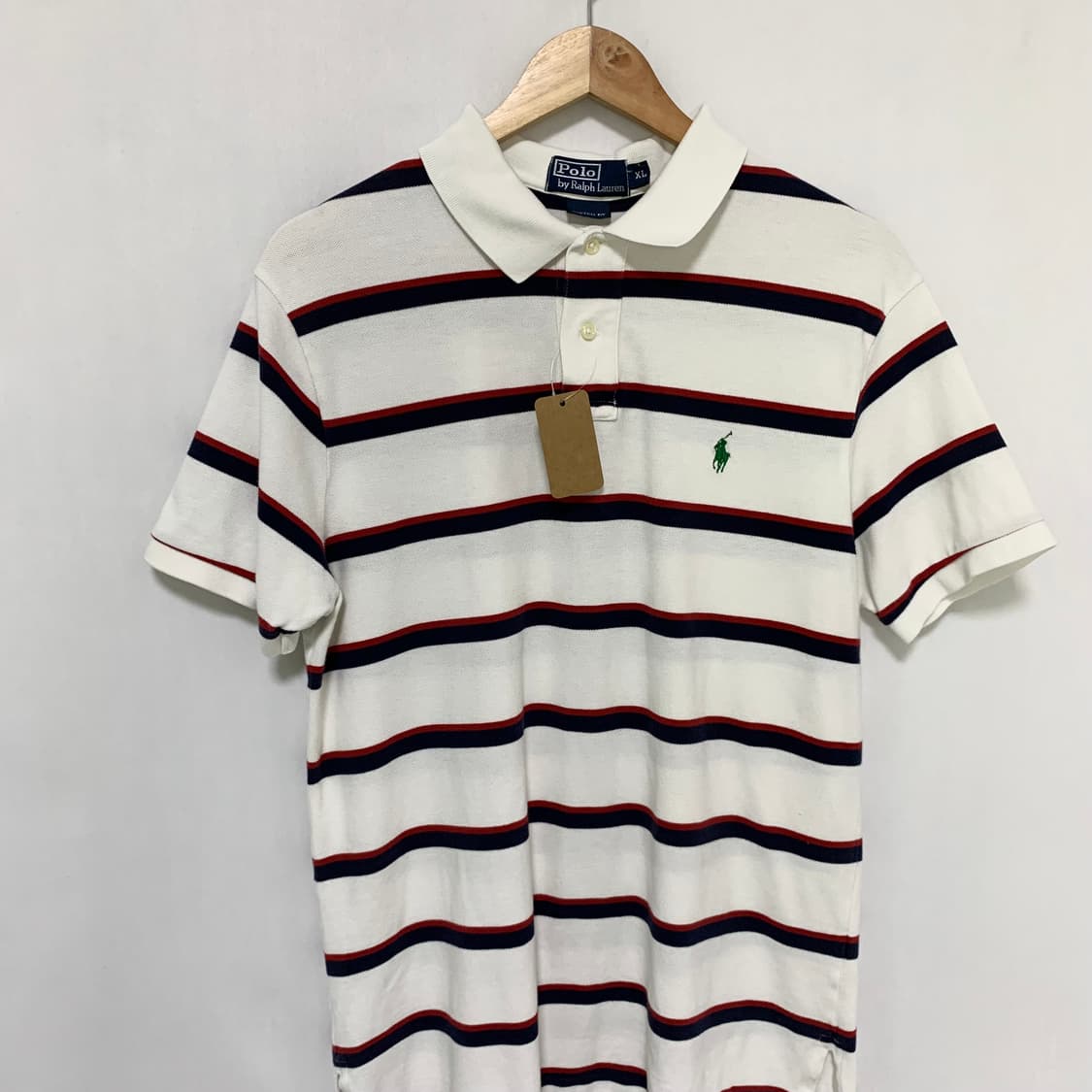 폴로랄프로렌 빈티지 스트라이프 반팔 카라 티셔츠 폴로티 XL 상품이미지3