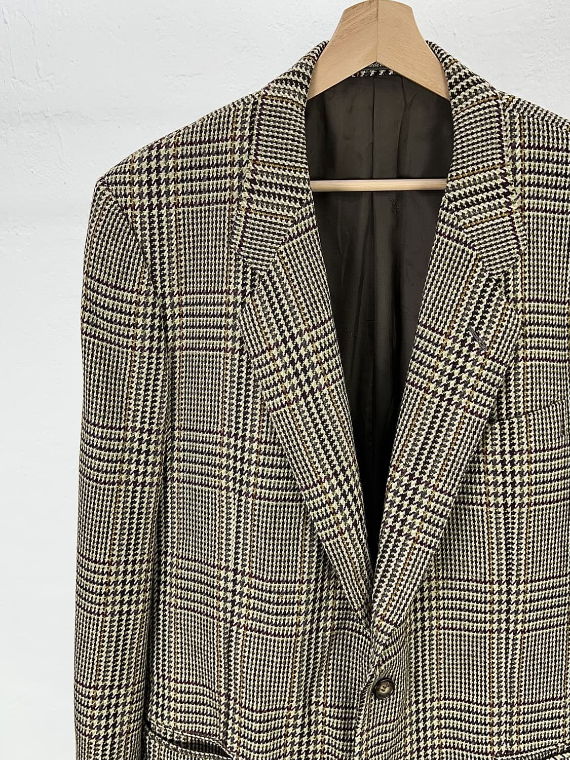 구찌 하운드투스 체크 2b 테일러드 블레이저 자켓 상품이미지2