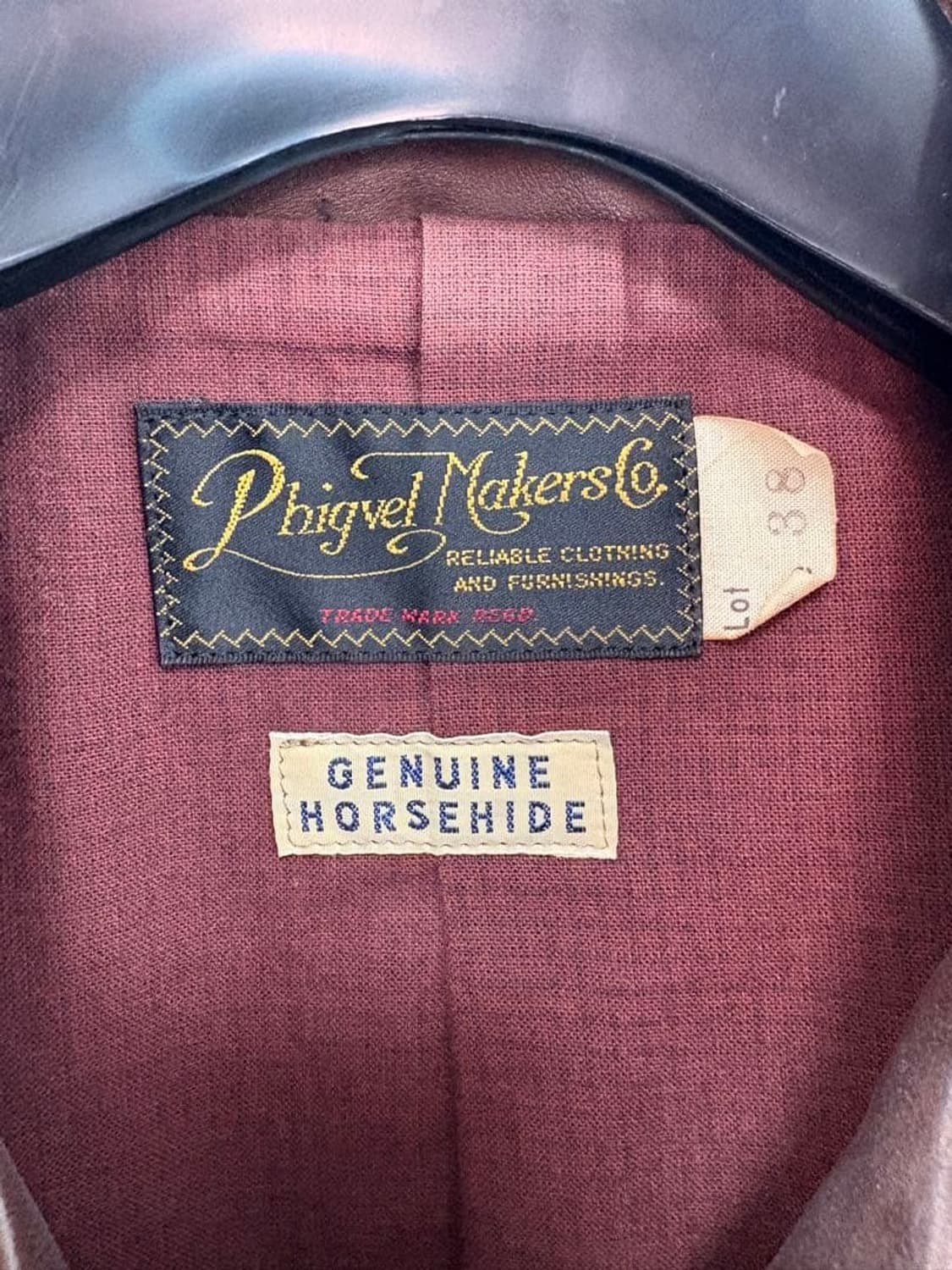 (38) 피그벨 phigvel 가죽 자켓 상품이미지3