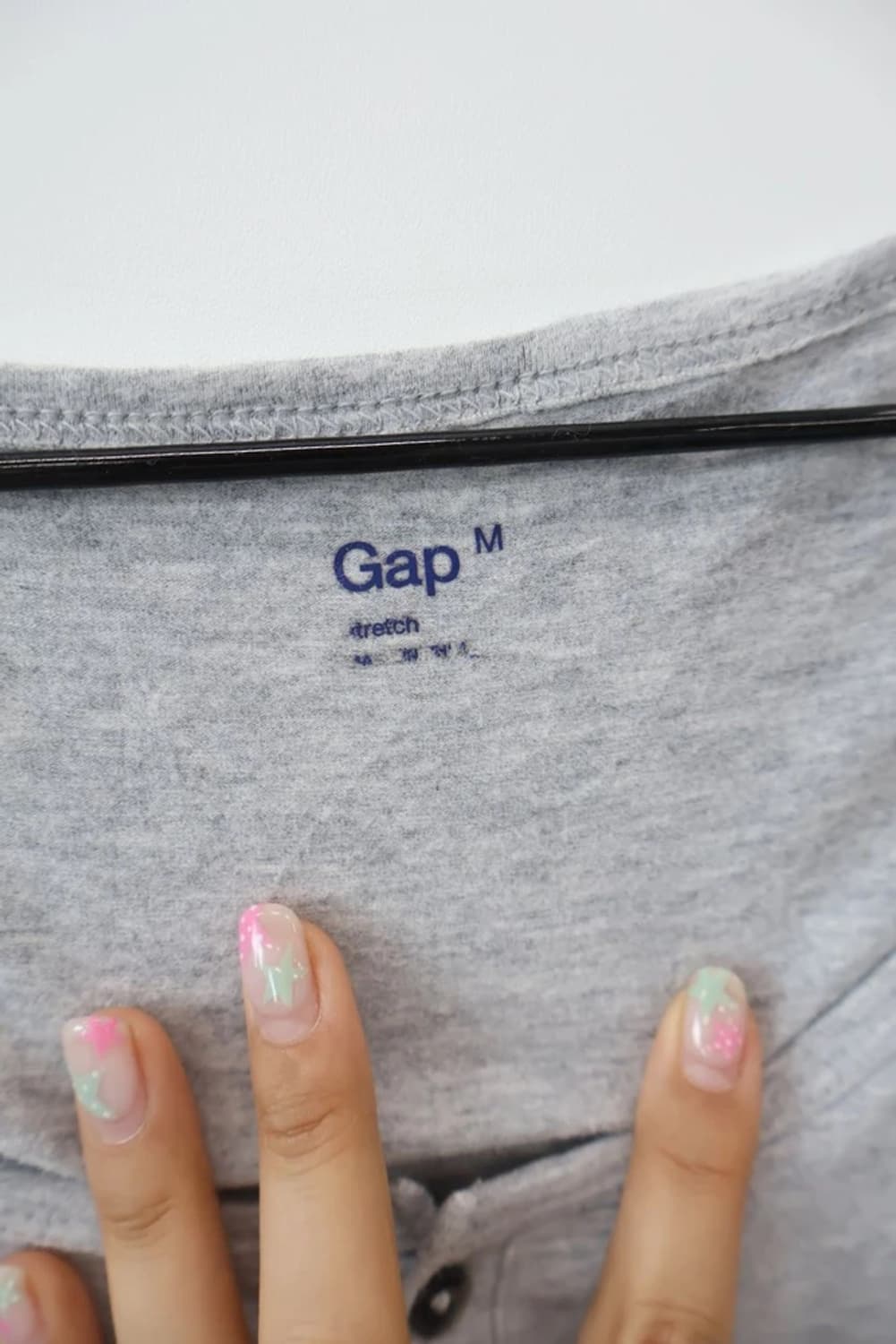 GAP Gray Henley Long Sleeve Tee 상품이미지6