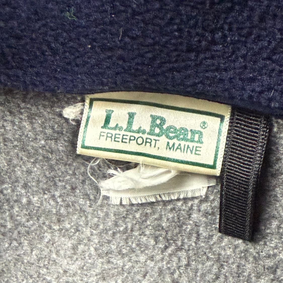 (110) 80s 엘엘빈 플리스 자켓 다크그레이 상품이미지7