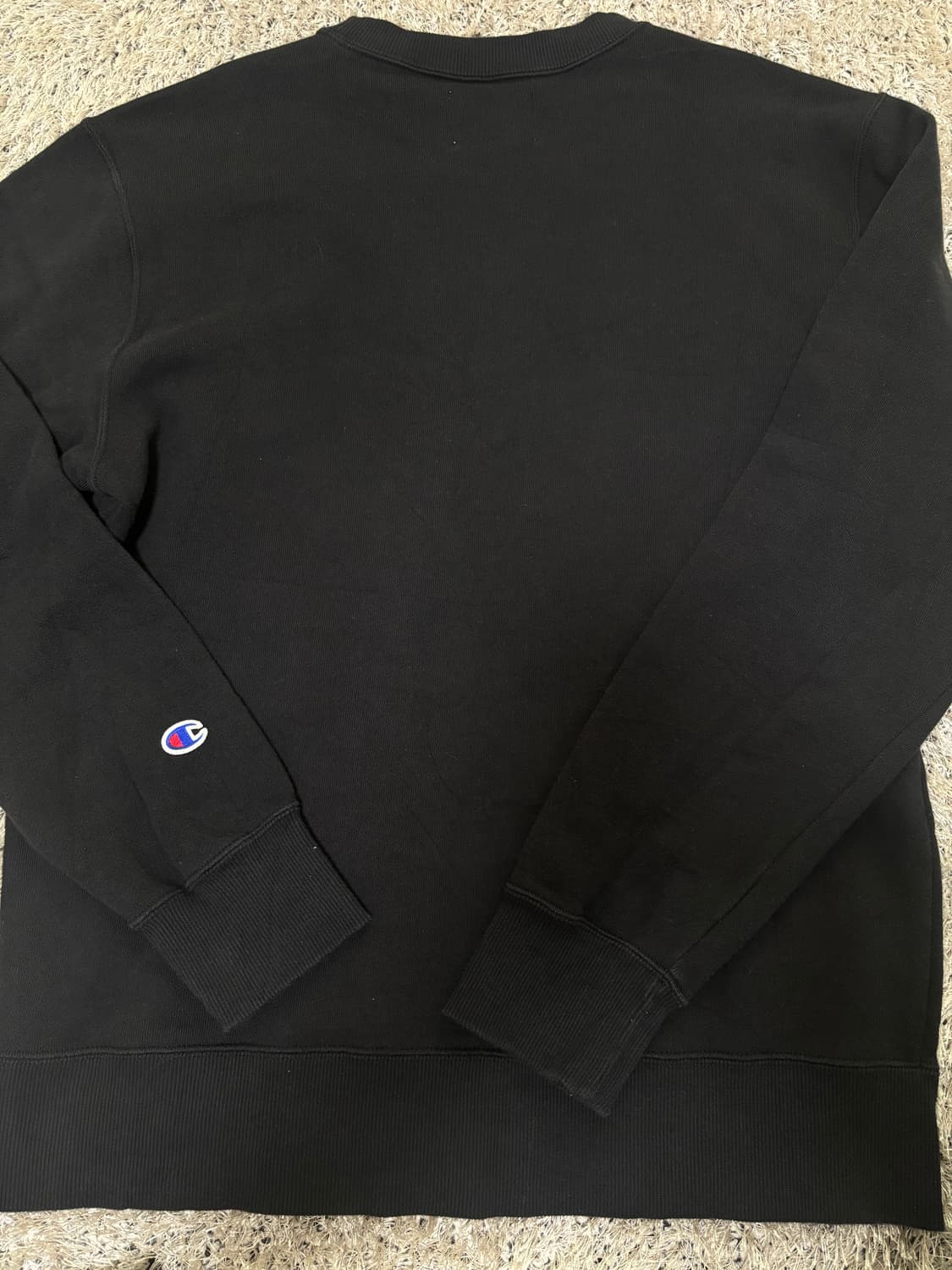 일본판 CHAMPION 블랙 맨투맨 사이즈 100-105 상품이미지5