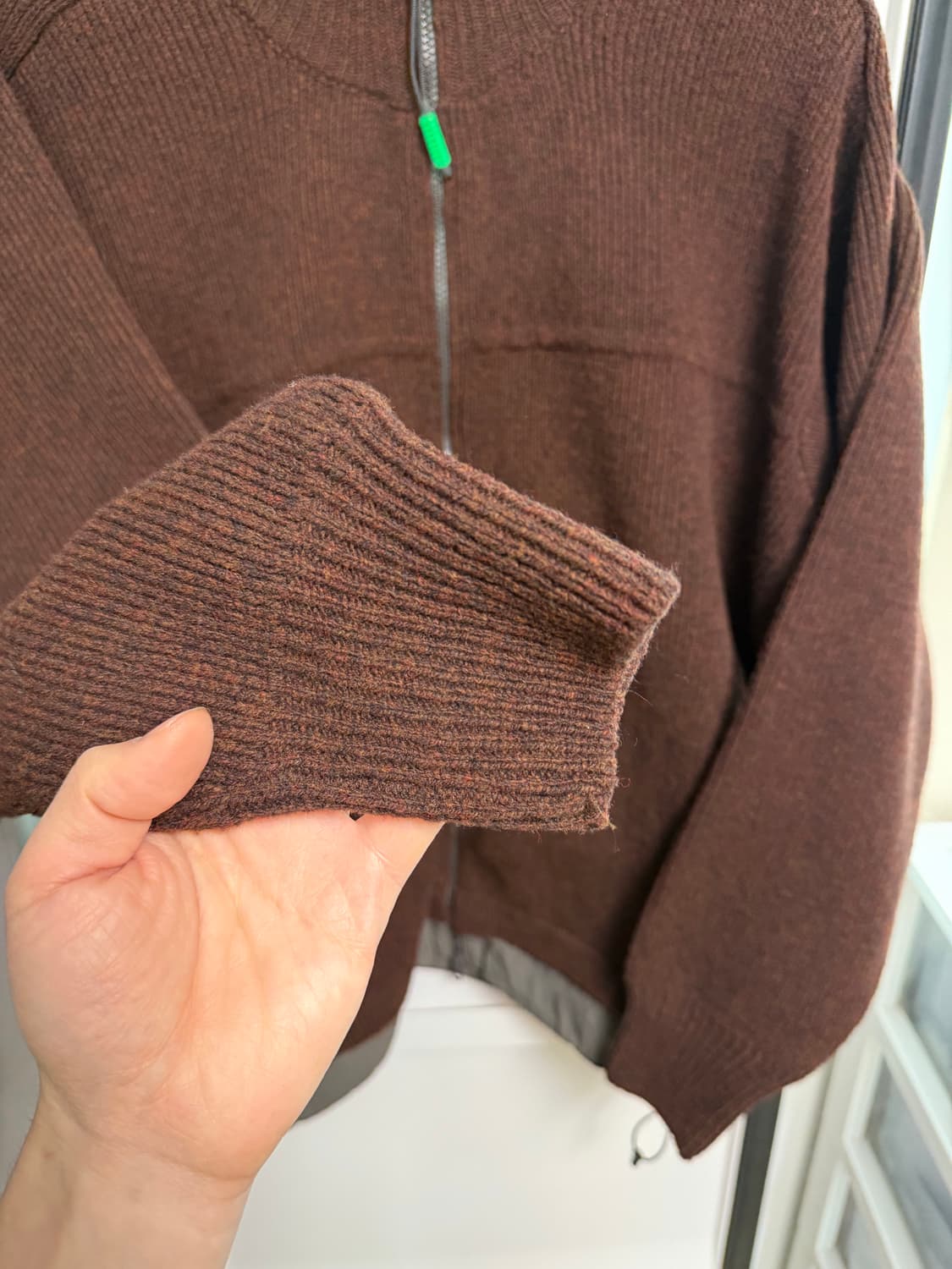 gr10k 니트집업 상품이미지2