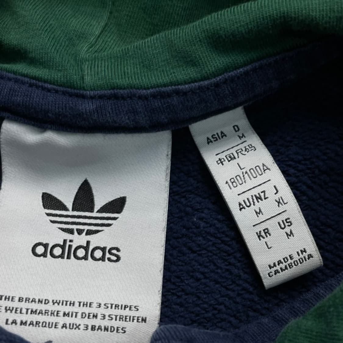 100 아디다스 하프집업 후드티 상품이미지3