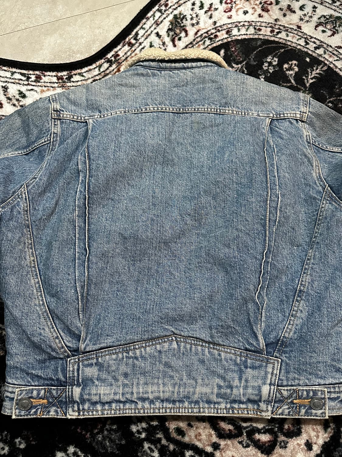 EDWIN 에드윈 데님 양털 자켓 상품이미지4