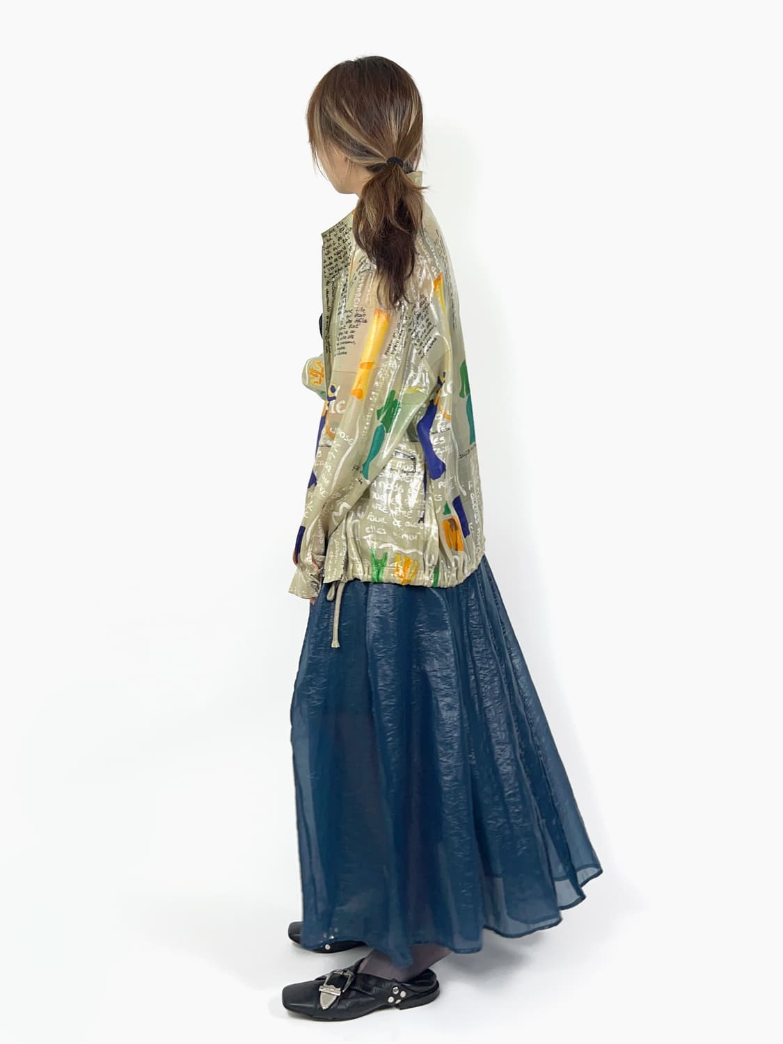 vintage sheer printed jacket 상품이미지8