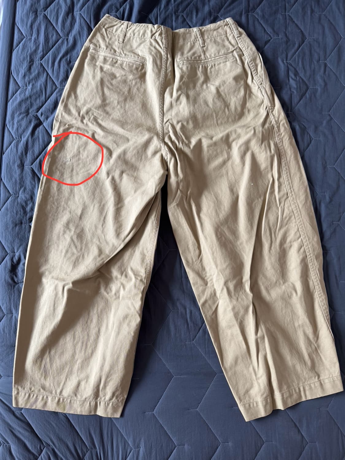 니들스 H.D. 밀리터리 팬츠 카키 S MR234 소재 불량 새 상품 상품이미지3