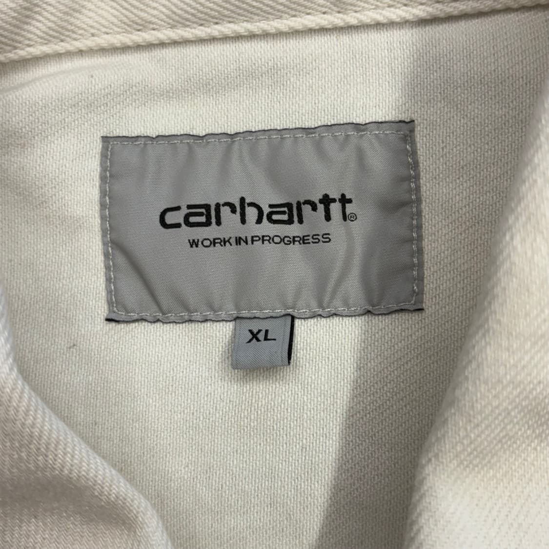 XL 칼하트 투 포켓 화이트 자켓  상품이미지4