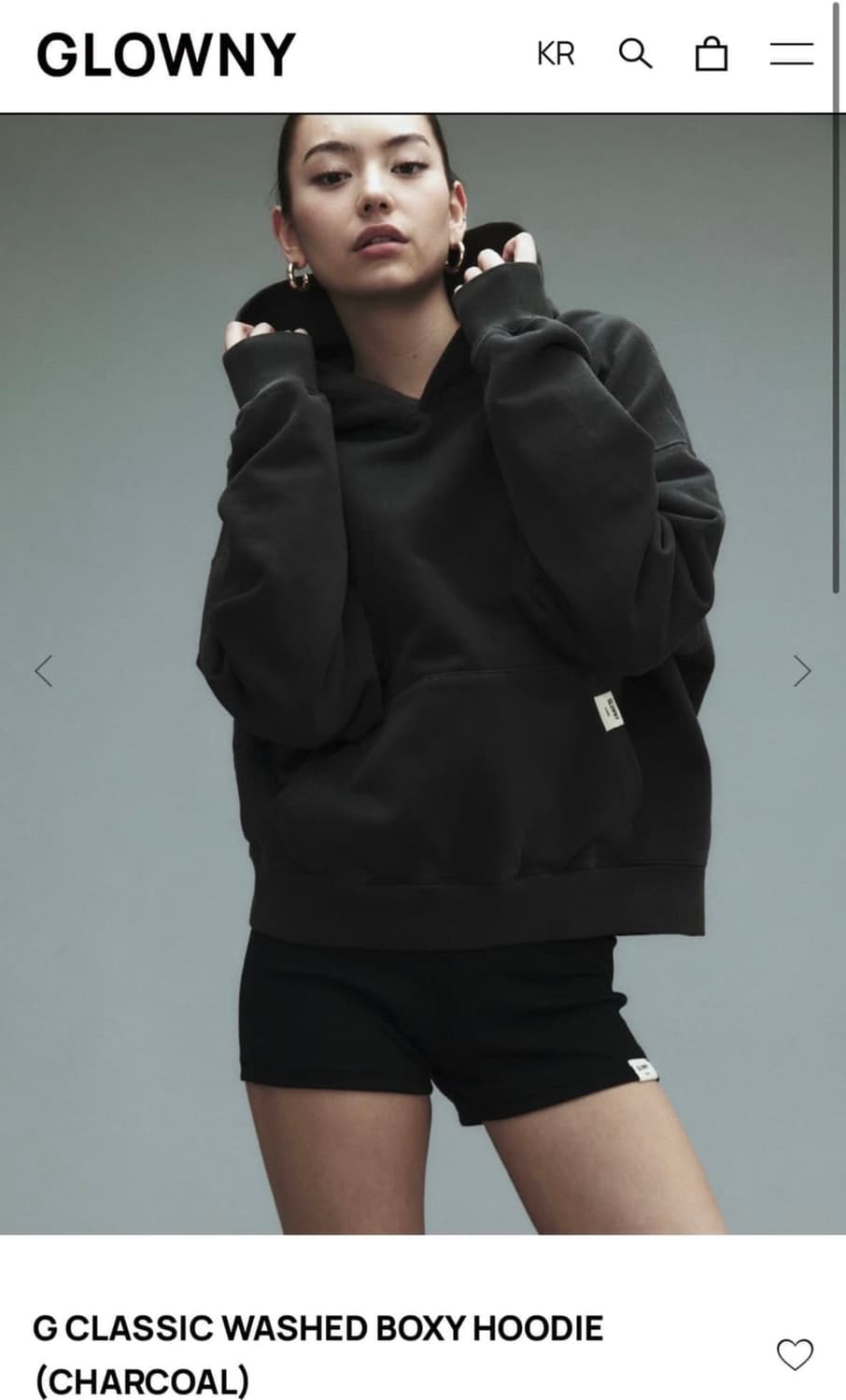 글로니 클래식 후드티 상품이미지2