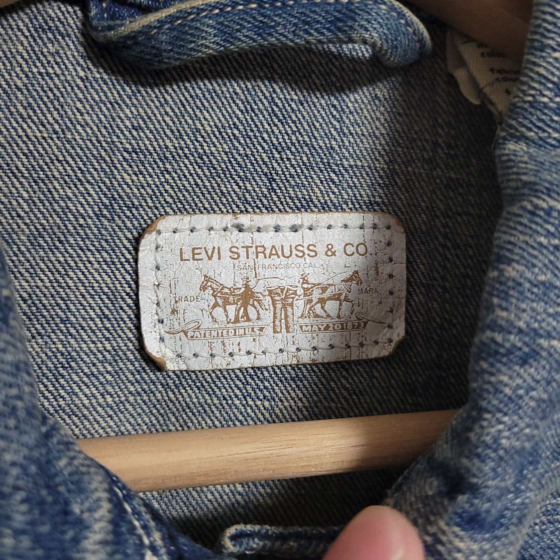 (XS) LEVI'S 리바이스 여성 데님 청자켓 상품이미지2