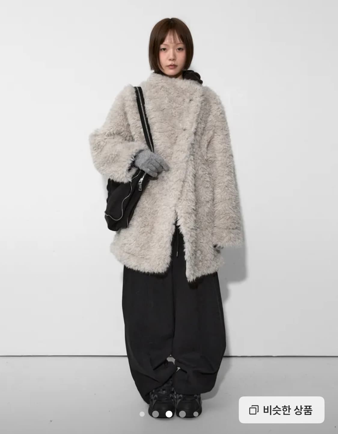 베르크서울 리버시블 퍼자켓 (그레이) 상품이미지2