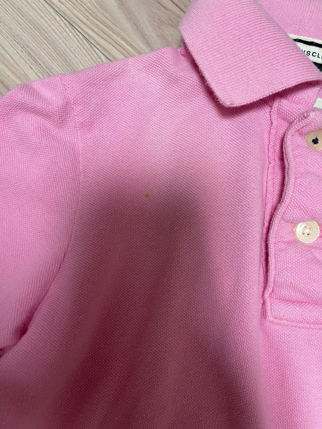 아베크롬비 반팔 카라티 핑크 상품이미지3