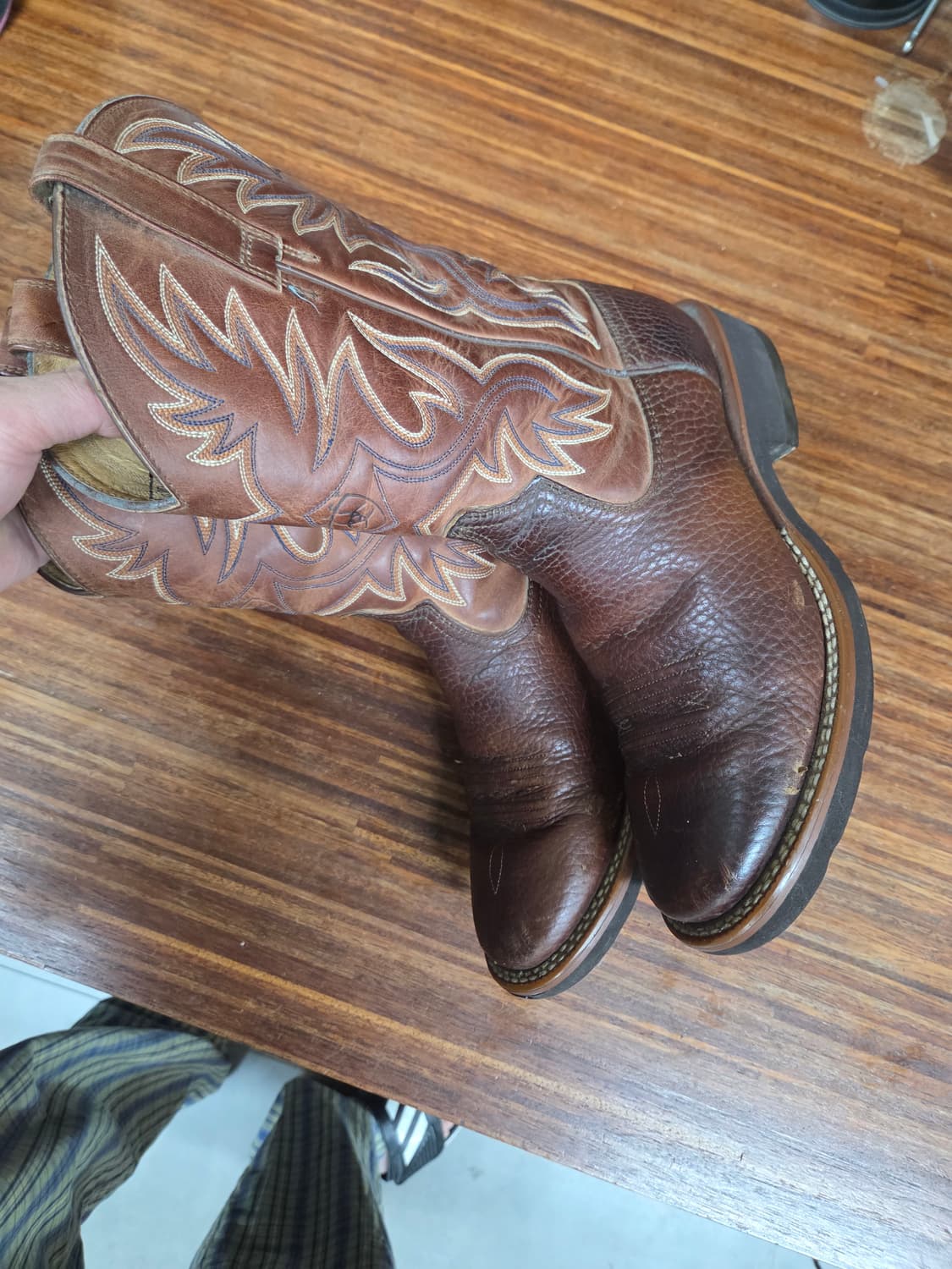 Ariat 빈티지 웨스턴 부츠 uk 7m 255 상품이미지6