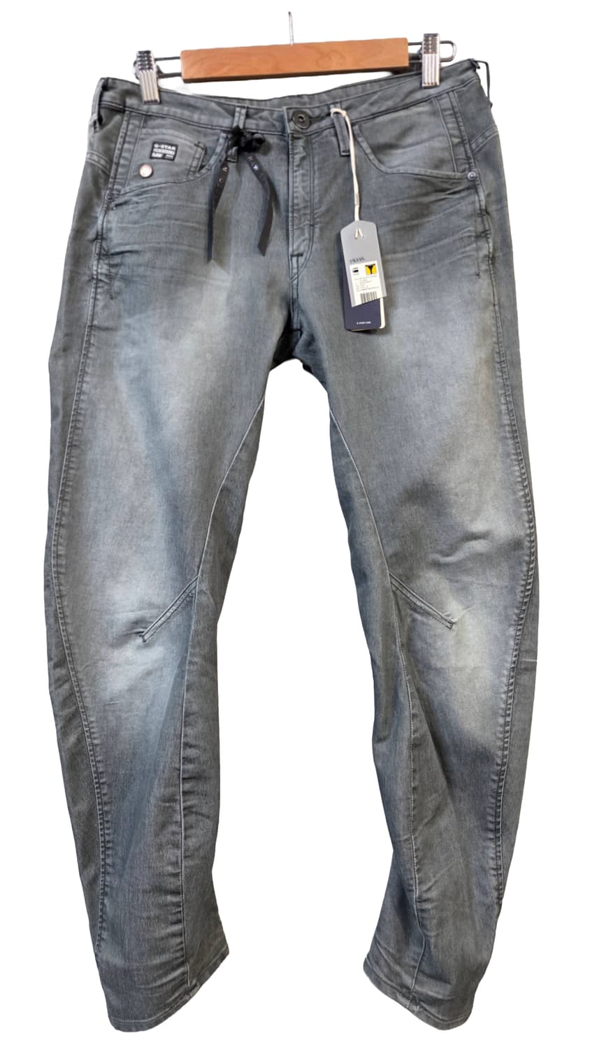 G-Star RAW 그레이 드로우스트링 청바지(W26/L32) 상품이미지1