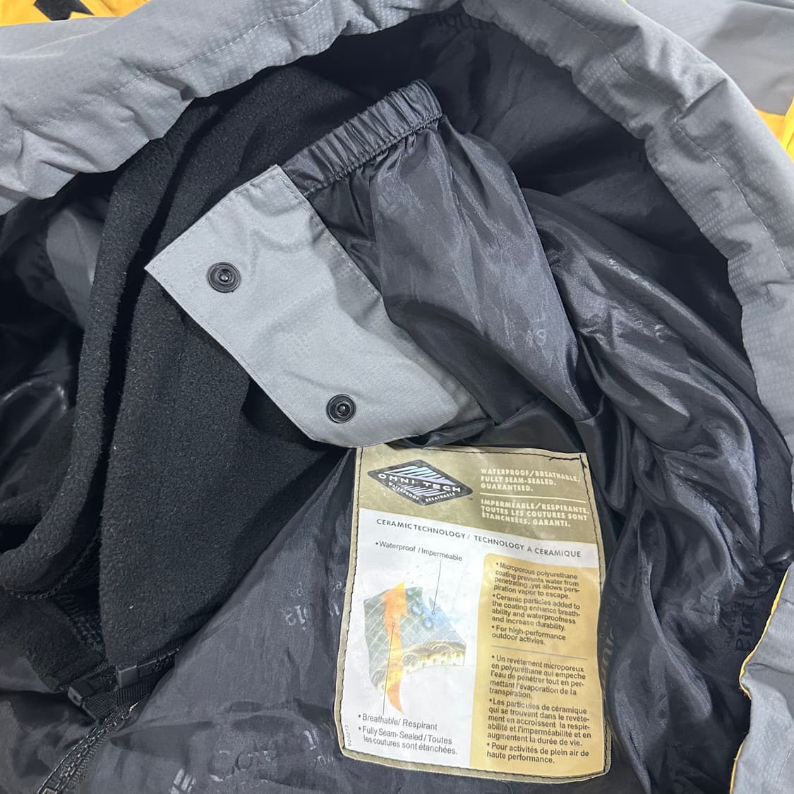 L 105 컬럼비아 후리스탈부착 투웨이 나일론 티타늄 바람막이 상품이미지10