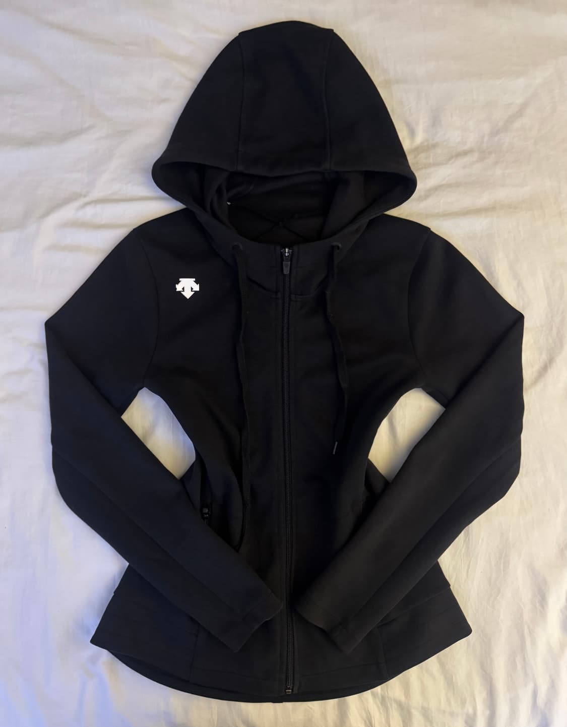 데상트 후드집업 블랙 S 상품이미지1