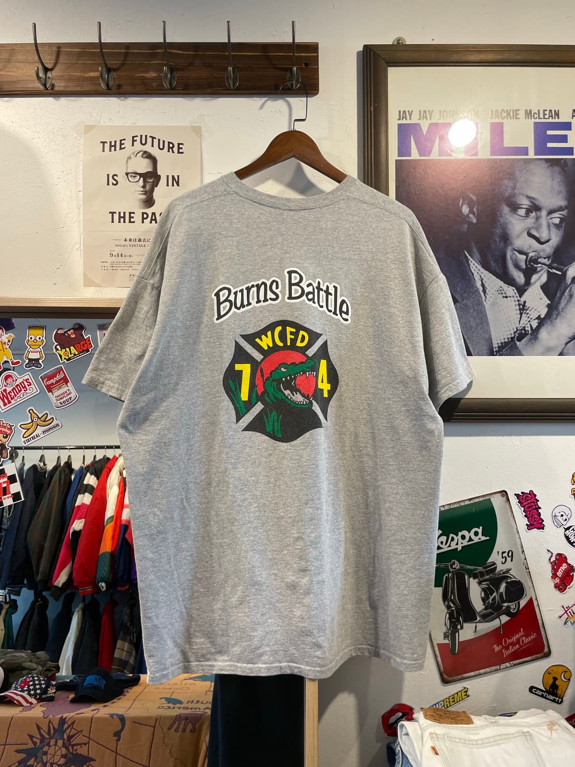 빈티지 프린팅 티셔츠 2XL 상품이미지1