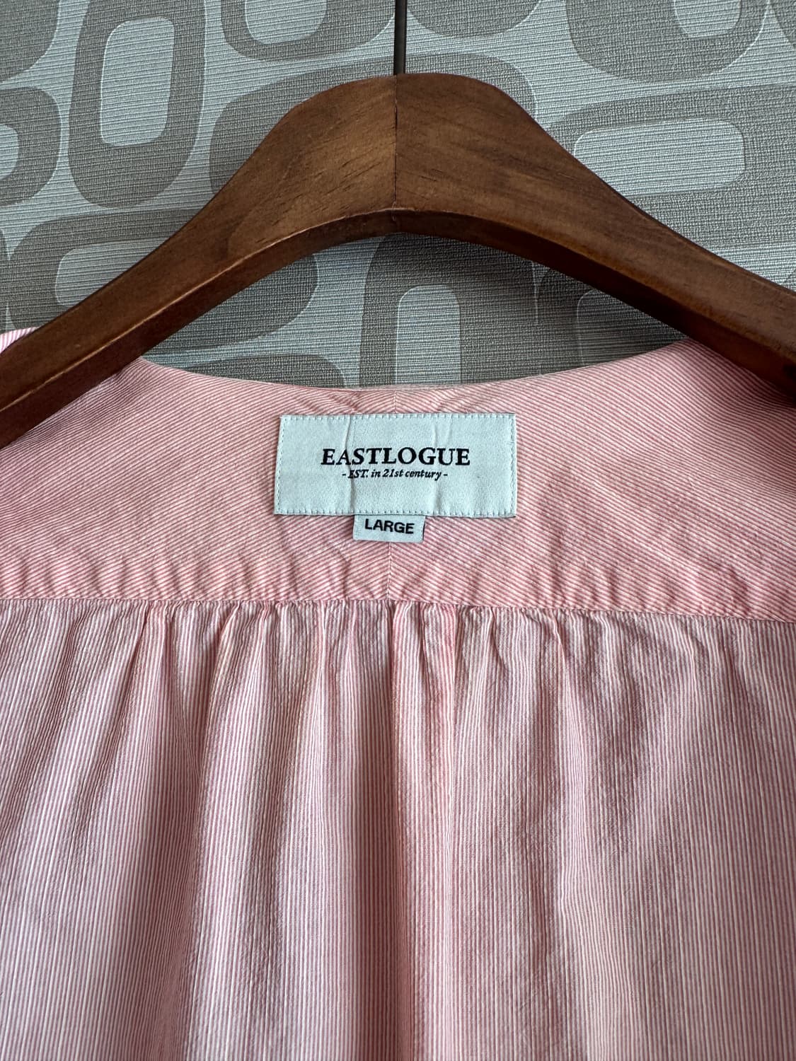EASTLOGUE 이스트로그 핑크 셔츠 상품이미지5