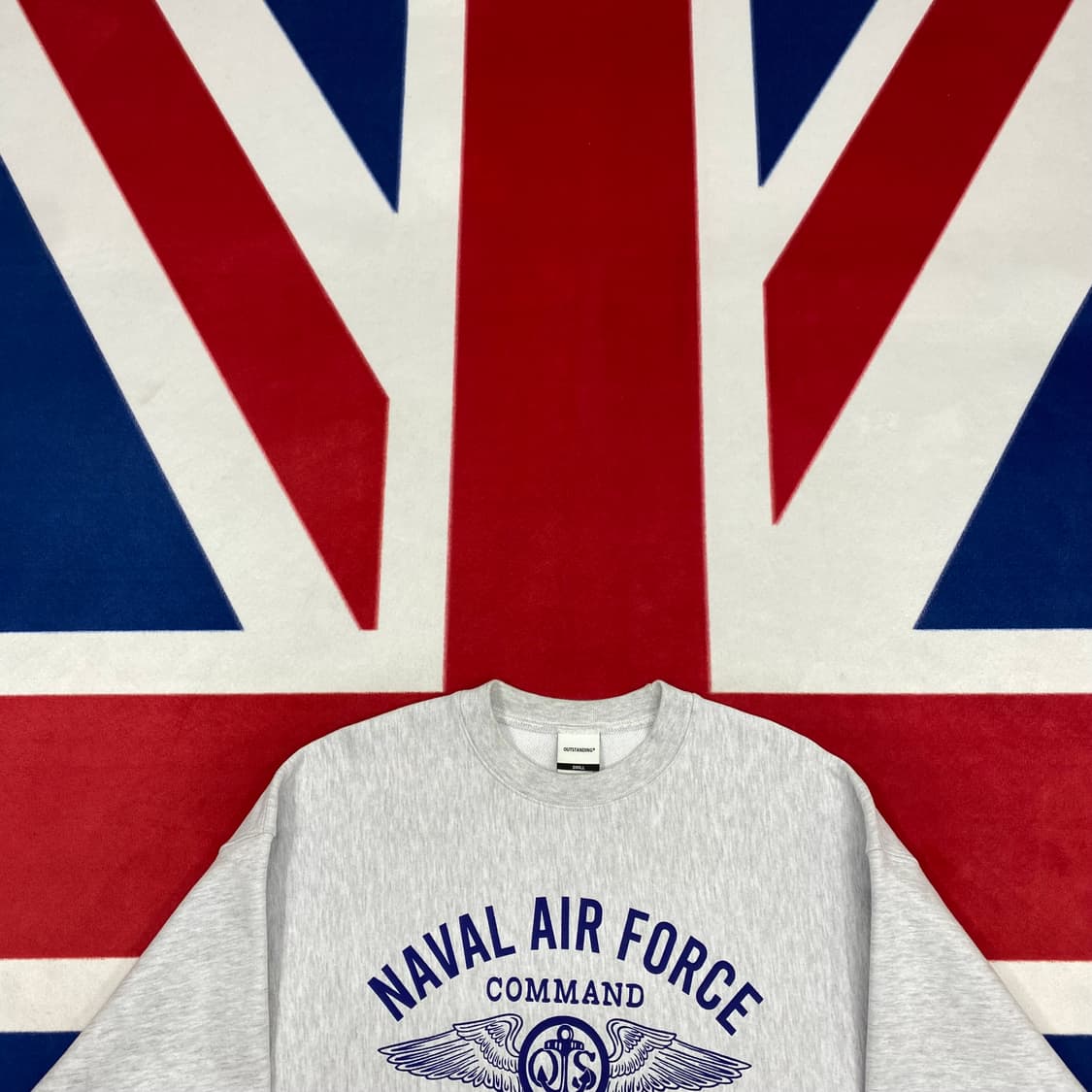 아웃스탠딩 맨투맨 S 실측 M - L  상품이미지2