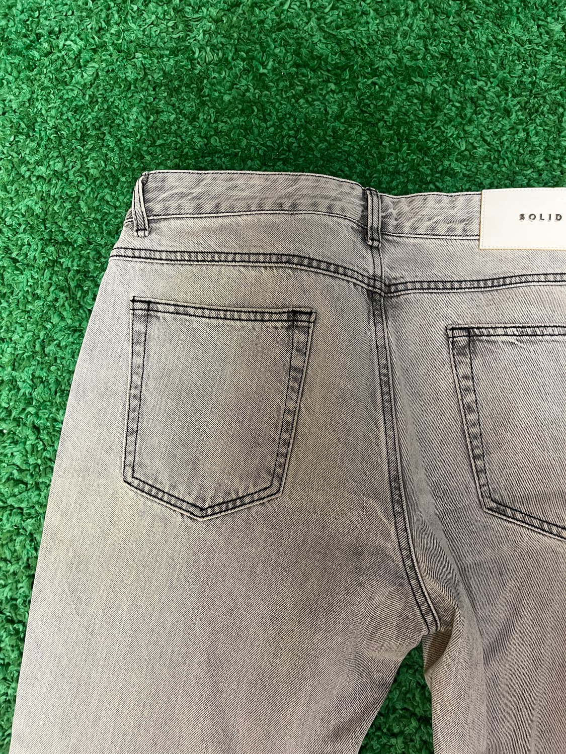 솔리드옴므 그레이 데님 팬츠 상품이미지4