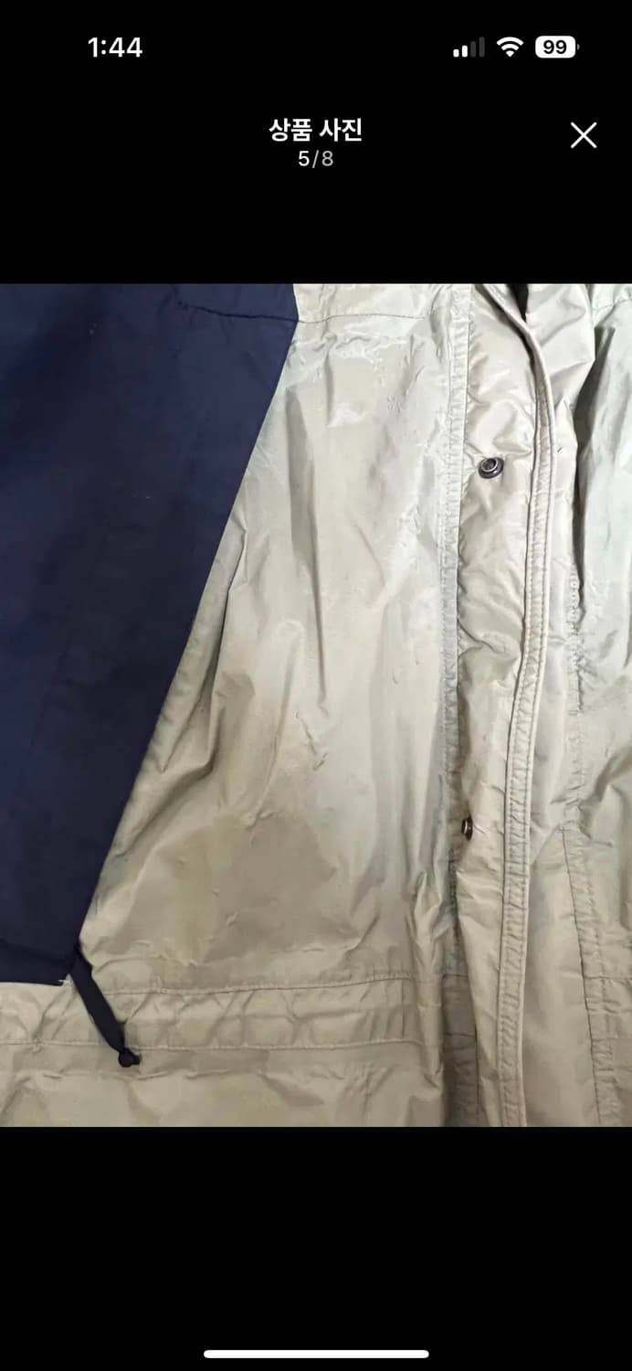 90s 빈티지 노스페이스 고어텍스 카키 바람막이 자켓 슈노원판 나이키 상품이미지5