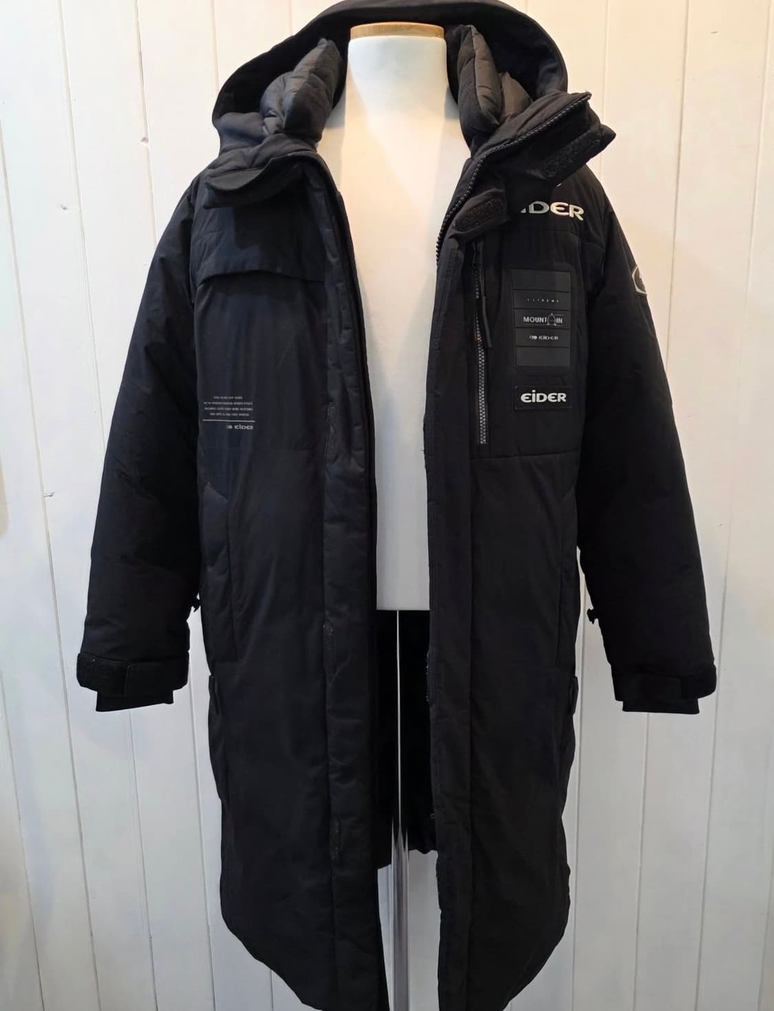 (남녀공용) EIDER [아이더] 블랙 대장 롱패딩 상품이미지3