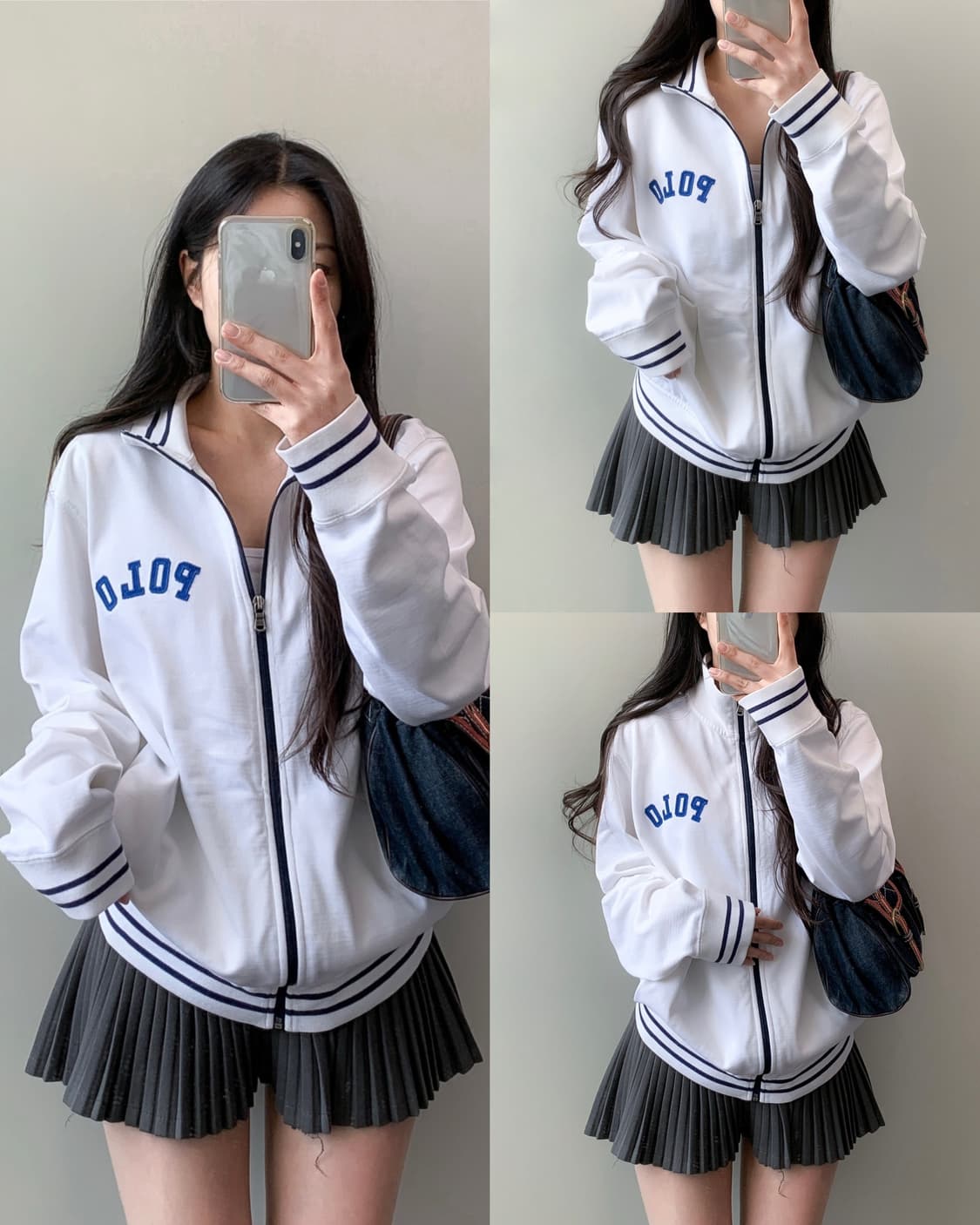 폴로 스펠아웃 집업 상품이미지1