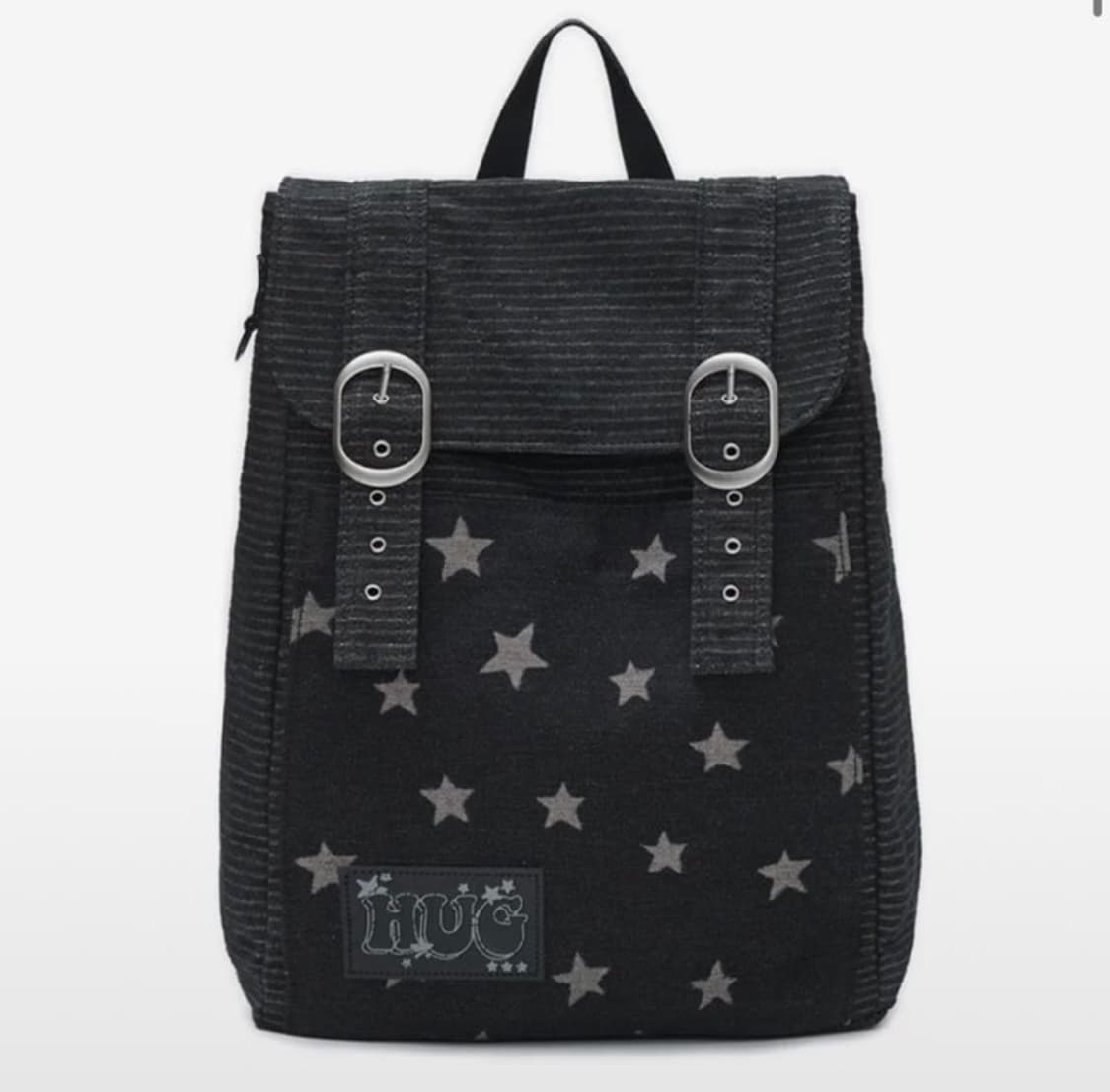 허그유어스킨 스타 더스트 데님 백팩 블랙 상품이미지1