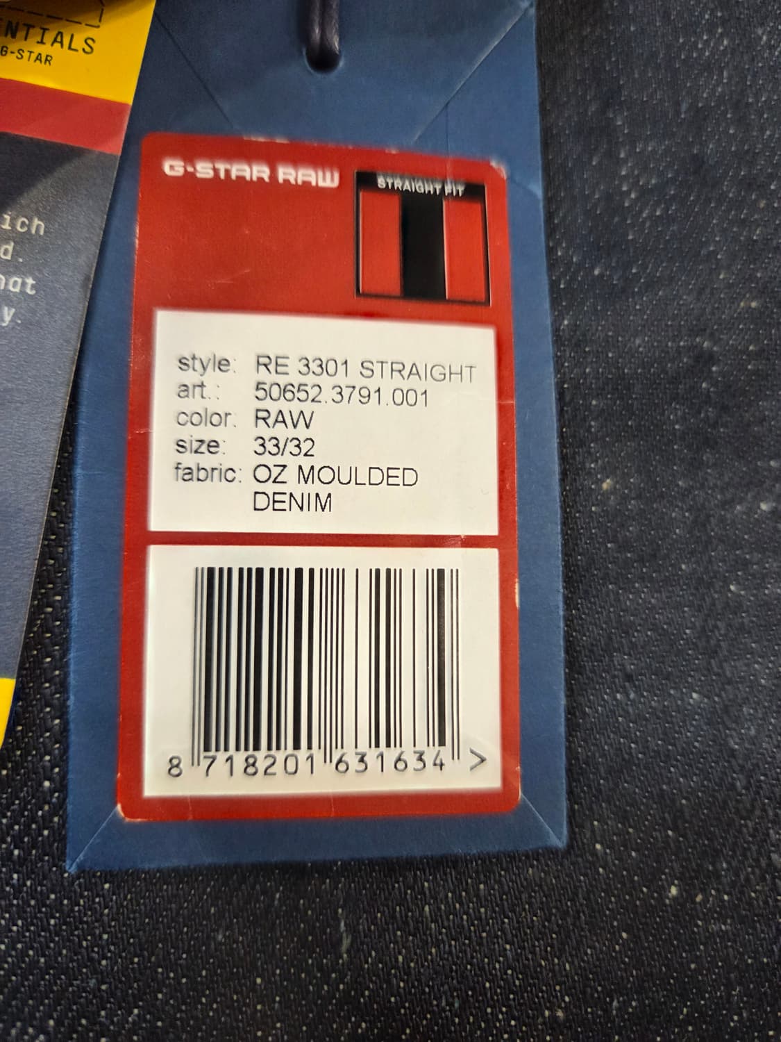 G-STAR디스퀘어드2 다크 데님 청바지(W33/L32) 상품이미지9