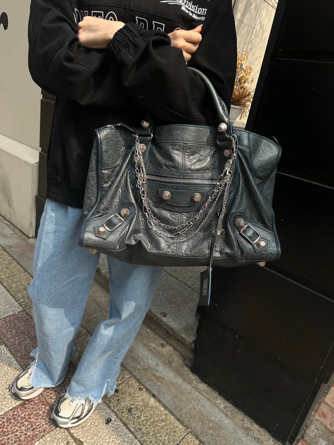 [A+ 정품] 발렌시아가 자이언트 시티 모터백 라지 상품이미지8