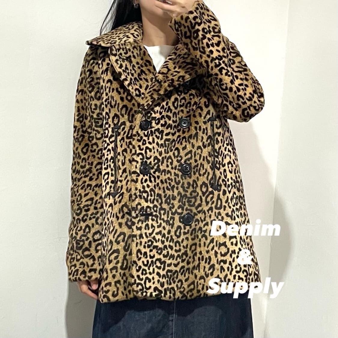 데님앤서플라이 랄프로렌 Y2K 호피 퍼자켓 상품이미지1