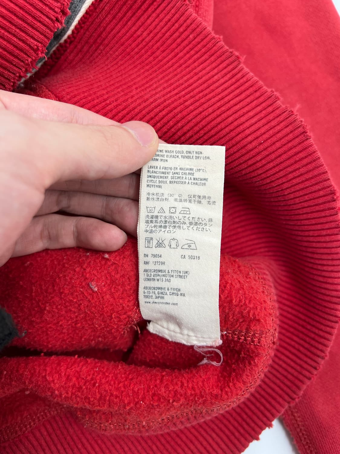 아베크롬비 후드집업 상품이미지5