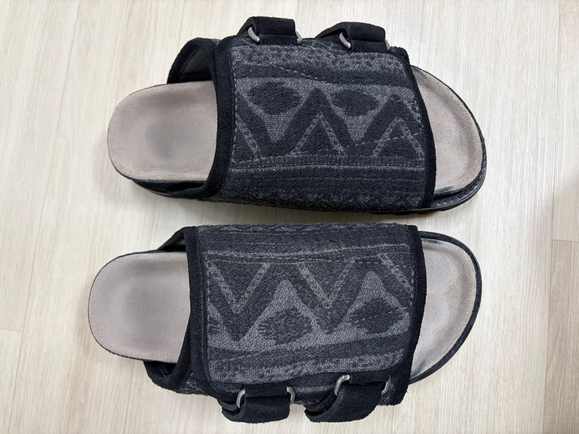 [2] 폴리테루 1011 에스닉 점보 슬리퍼 블랙 상품이미지2