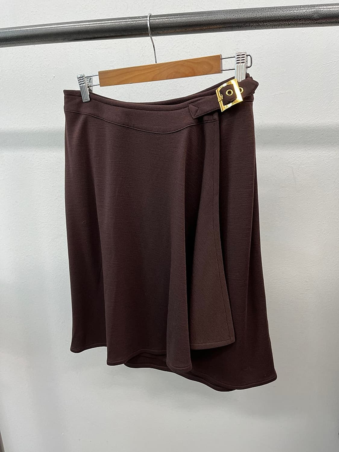 여) 에르메스 금장 랩스커트 상품이미지2