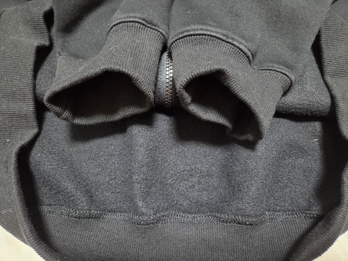 피오갓에센셜 블랙 후드집업 상품이미지6