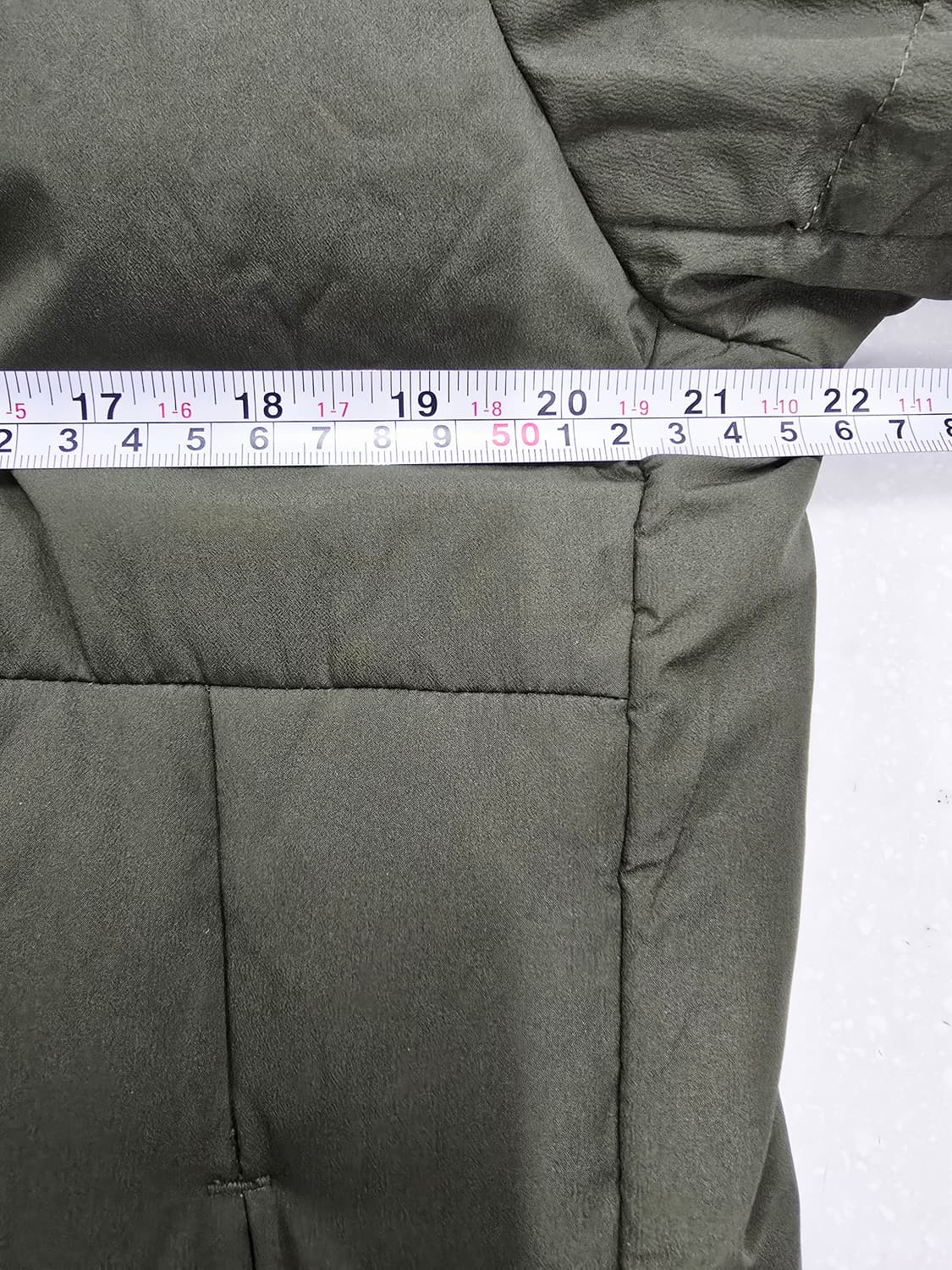 뉴발란스 다운롱패딩 카키색90 상품이미지5