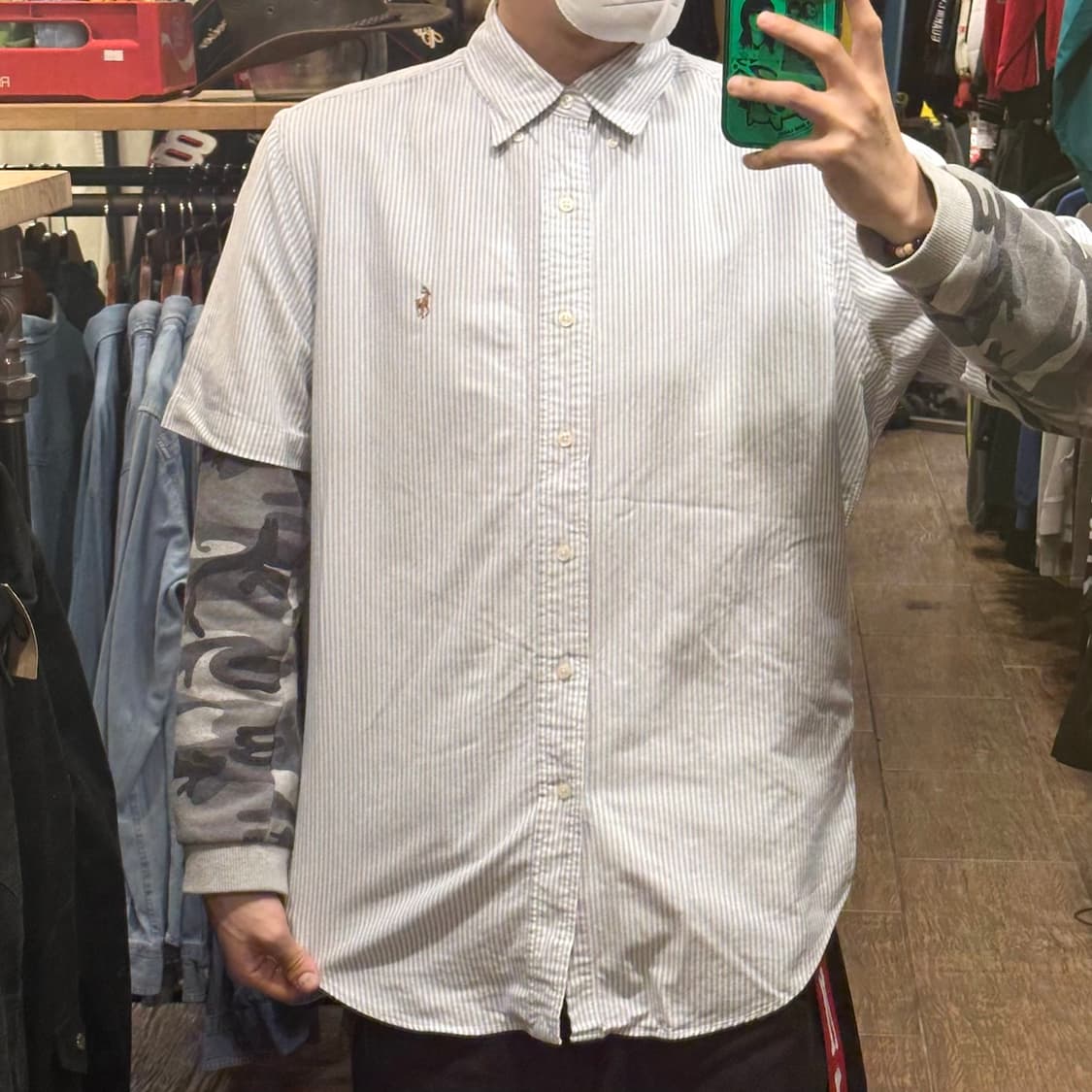 [HI] 폴로 랄프로렌 반팔셔츠 스카이블루 상품이미지1