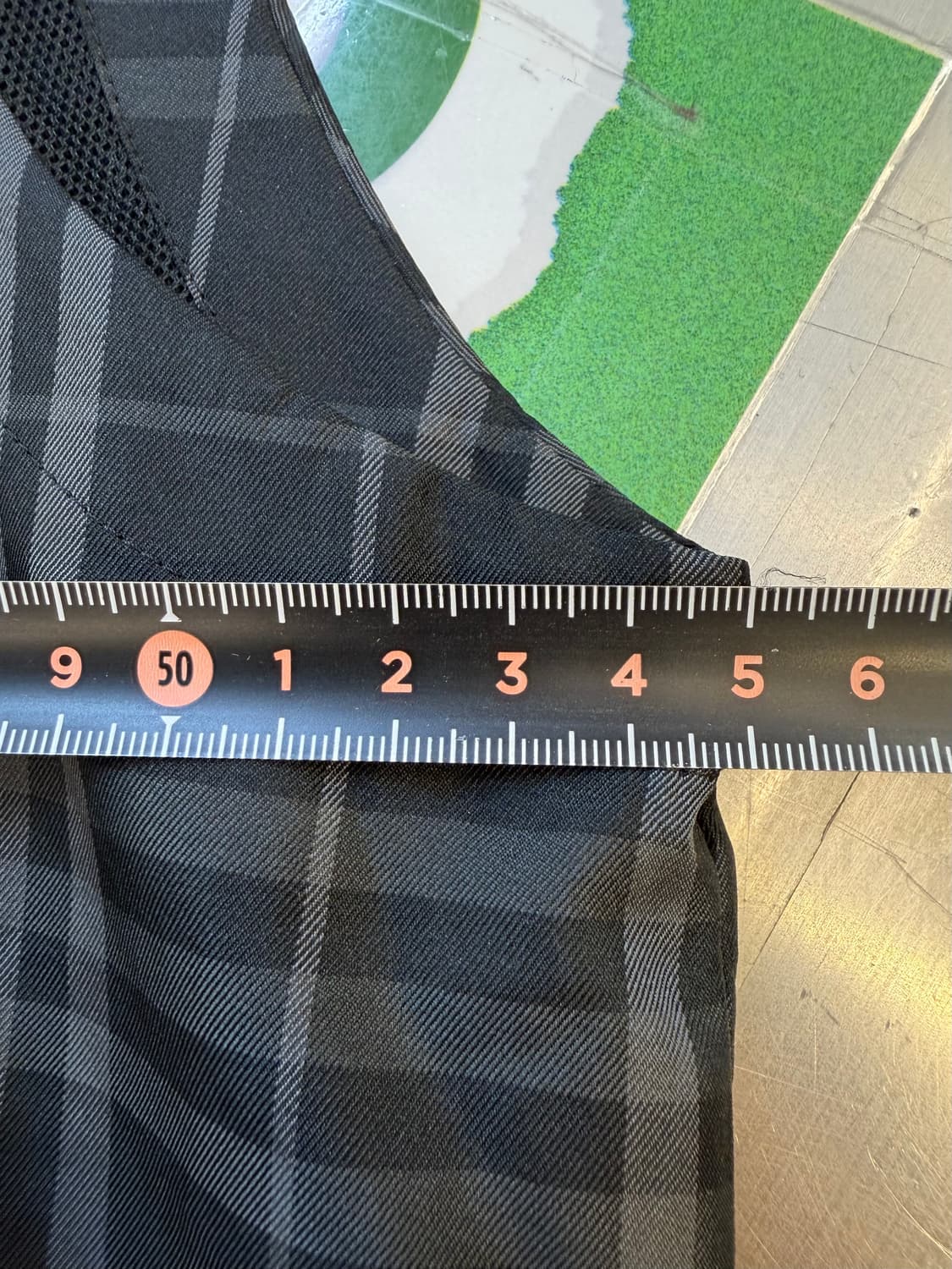 (버버리 골프 체크 집업 조끼 상품이미지6