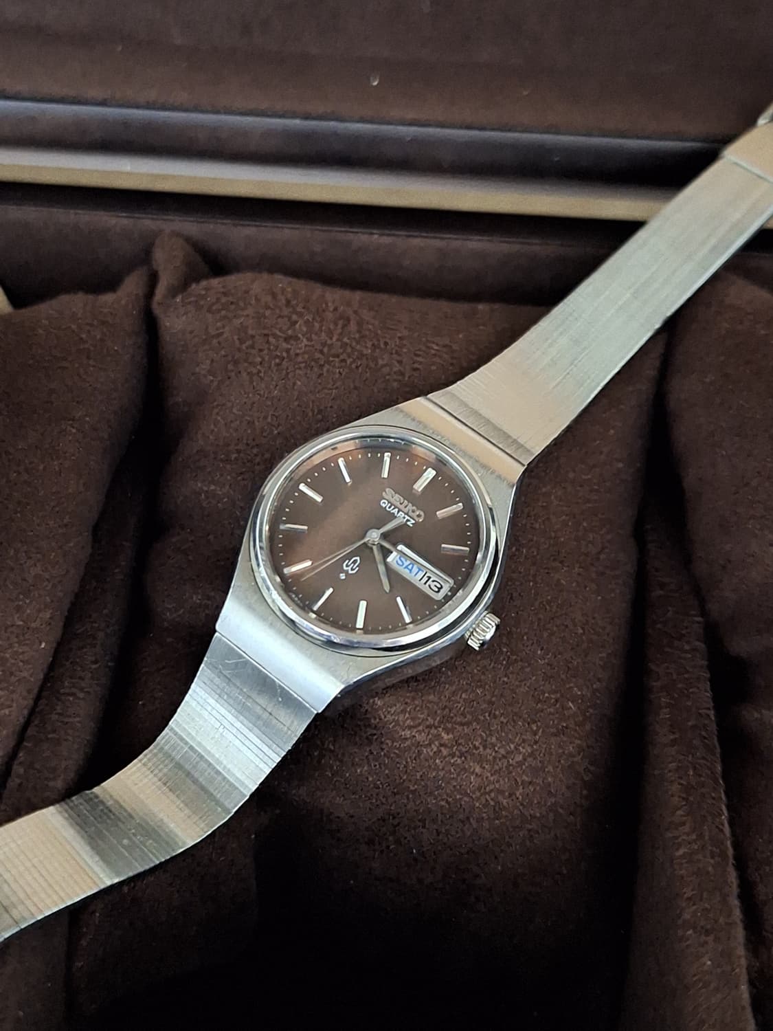 세이코 데이데이트 쿼츠 시계 판매합니다 상품이미지1