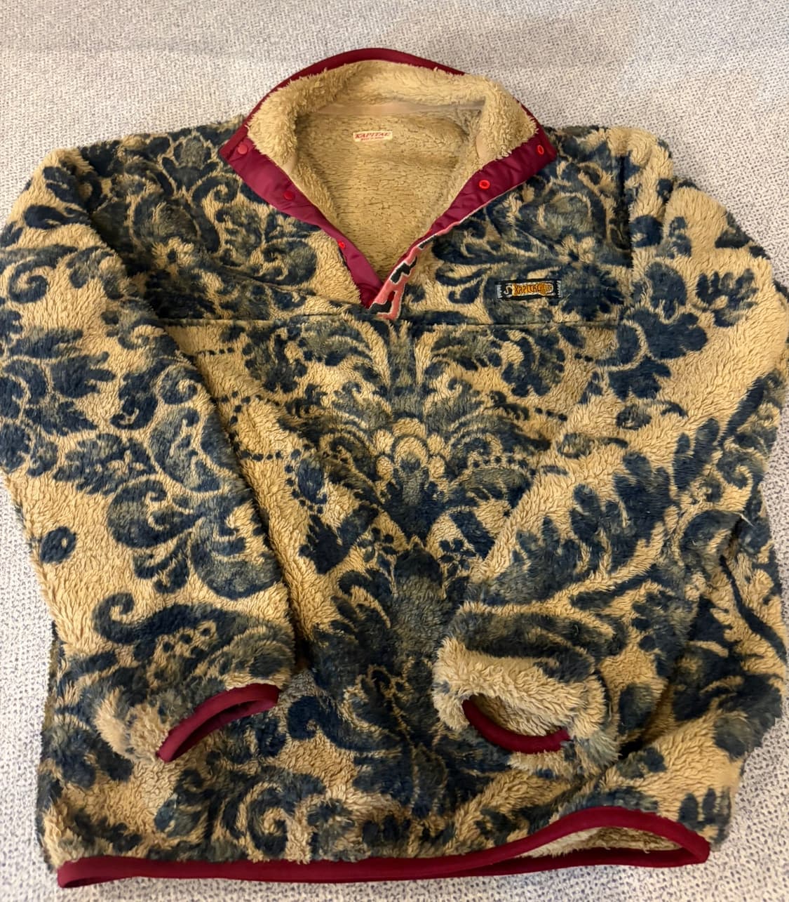 캐피탈 마리아 다마스크 플리스 하프넥 [1사이즈] 상품이미지1