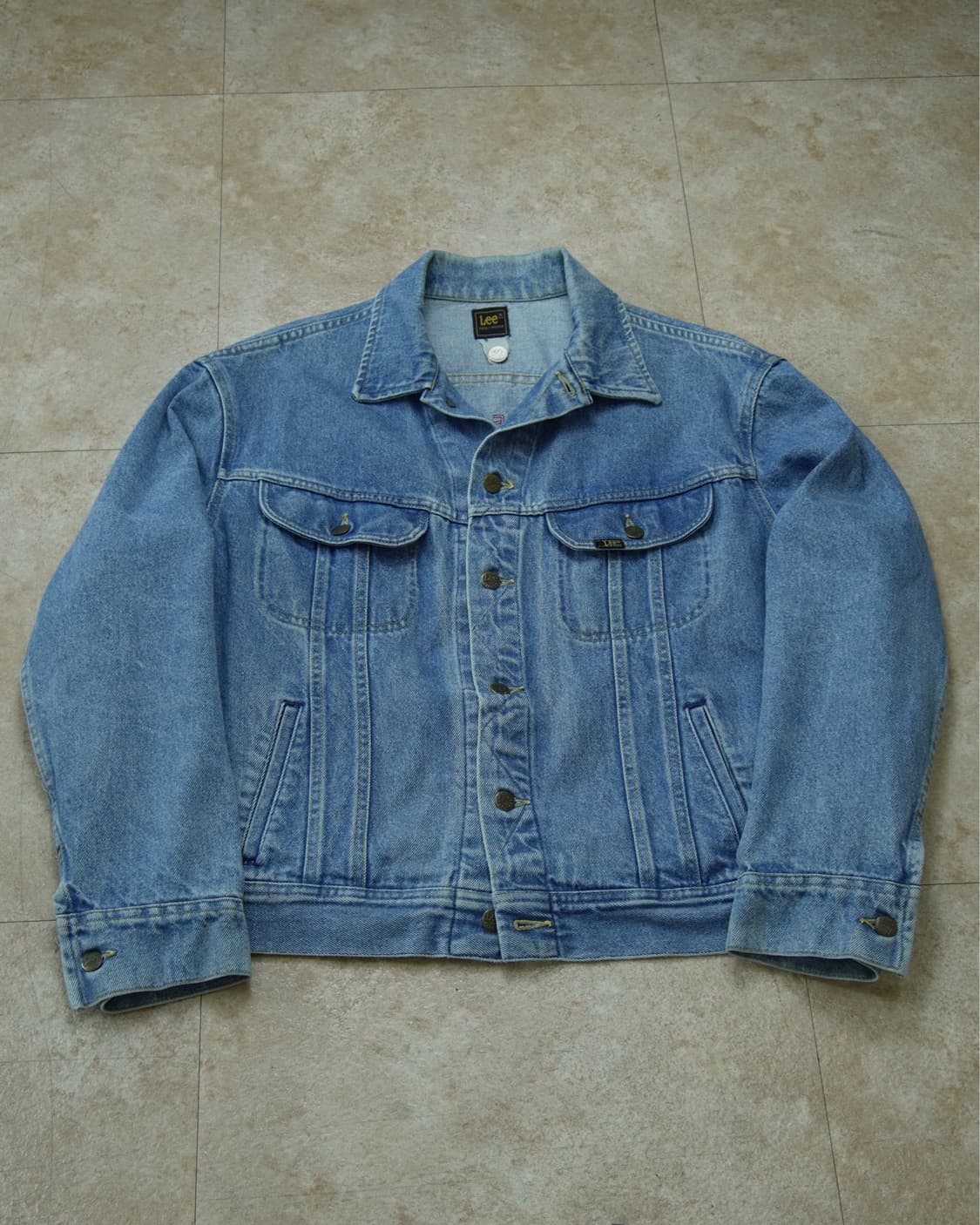 80s Lee 220j 하드 락 카페 데님자켓 Made in USA 상품이미지2