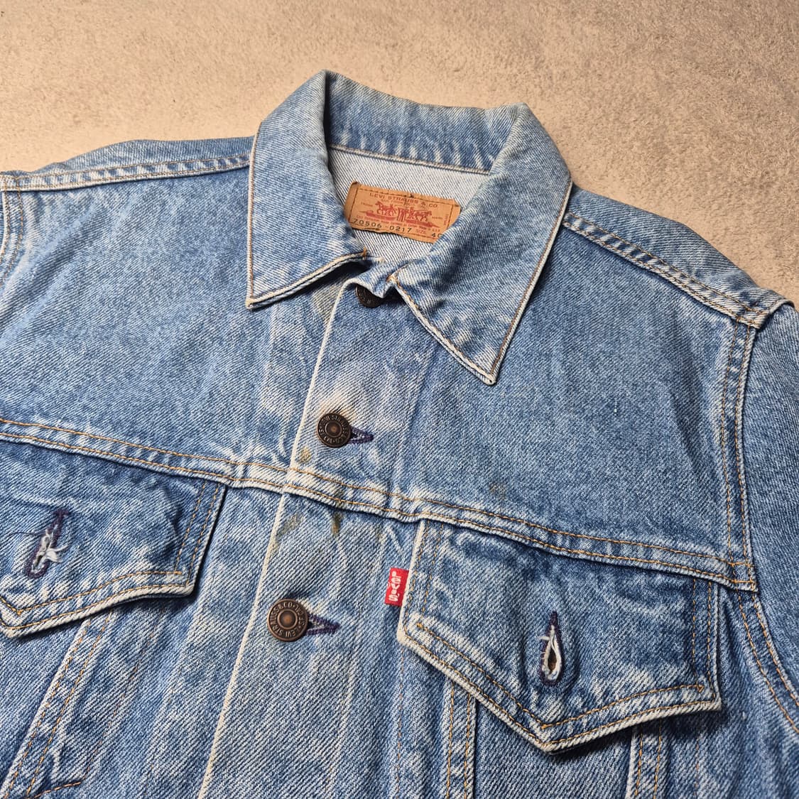 80s 미제 리바이스 트러커 상품이미지4