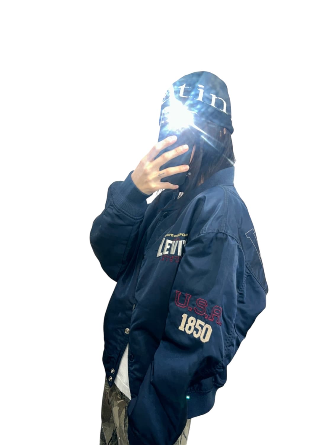 리바이스 올드스쿨 스타장 M(네이비 상품이미지1