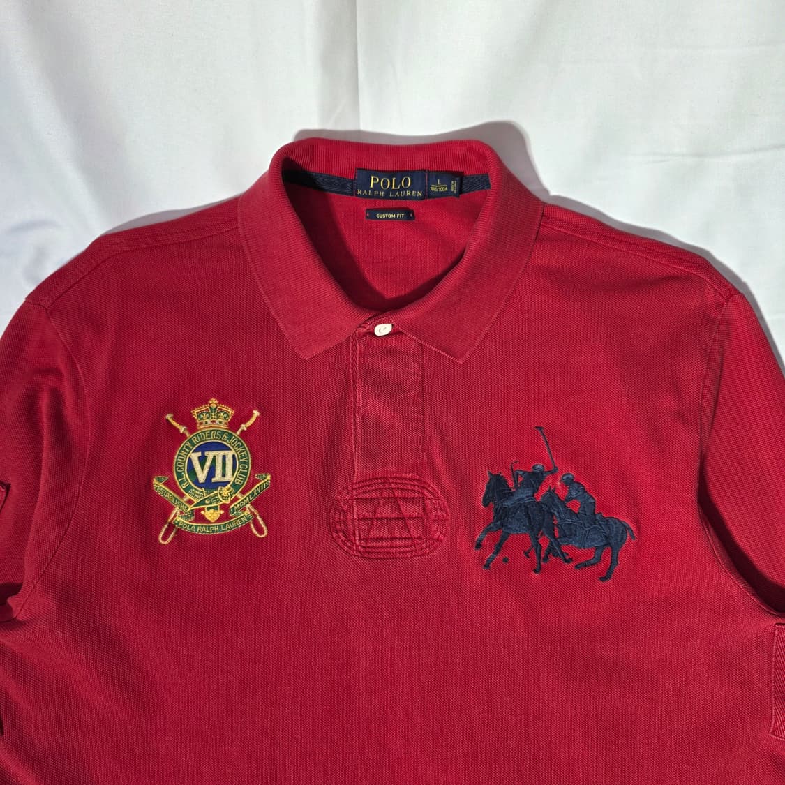 [L]폴로 랄프로렌 더블 빅포니 치프키프 카라 롱슬리브 상품이미지3