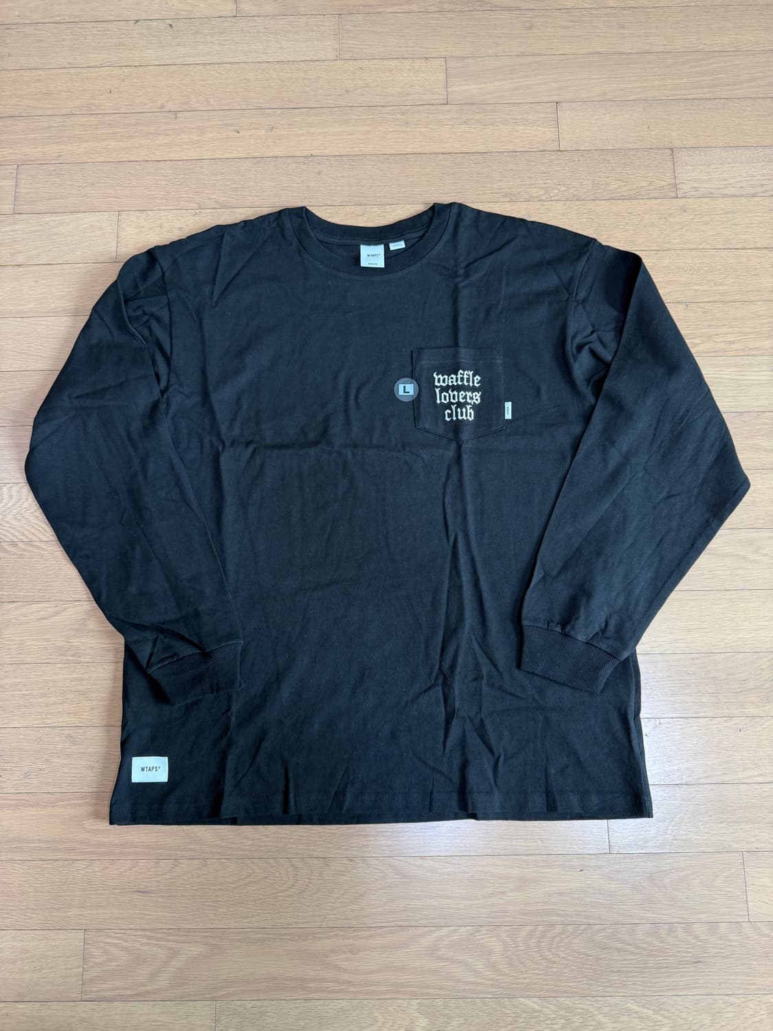 [L] 반스 볼트 x WTAPS 더블탭스 포켓 롱슬리브 긴팔 티셔츠 상품이미지1