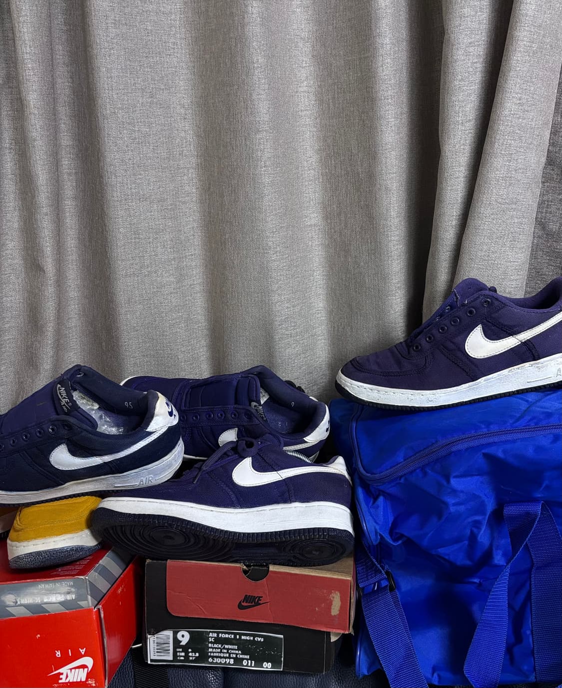 나이키 에어포스 1 로우 퍼플 94년 285 상품이미지1